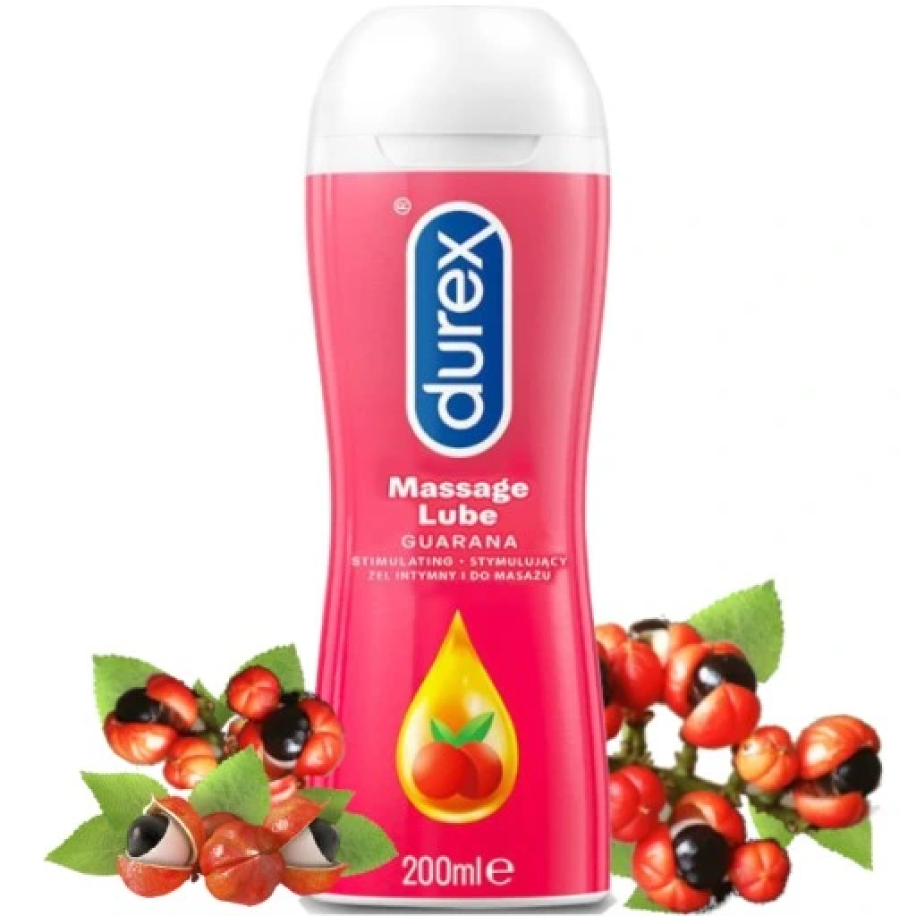 DUREX PLAY 2 în 1 Gel cu GUARANA, STIMULANT, pentru MASAJ, 200 ml